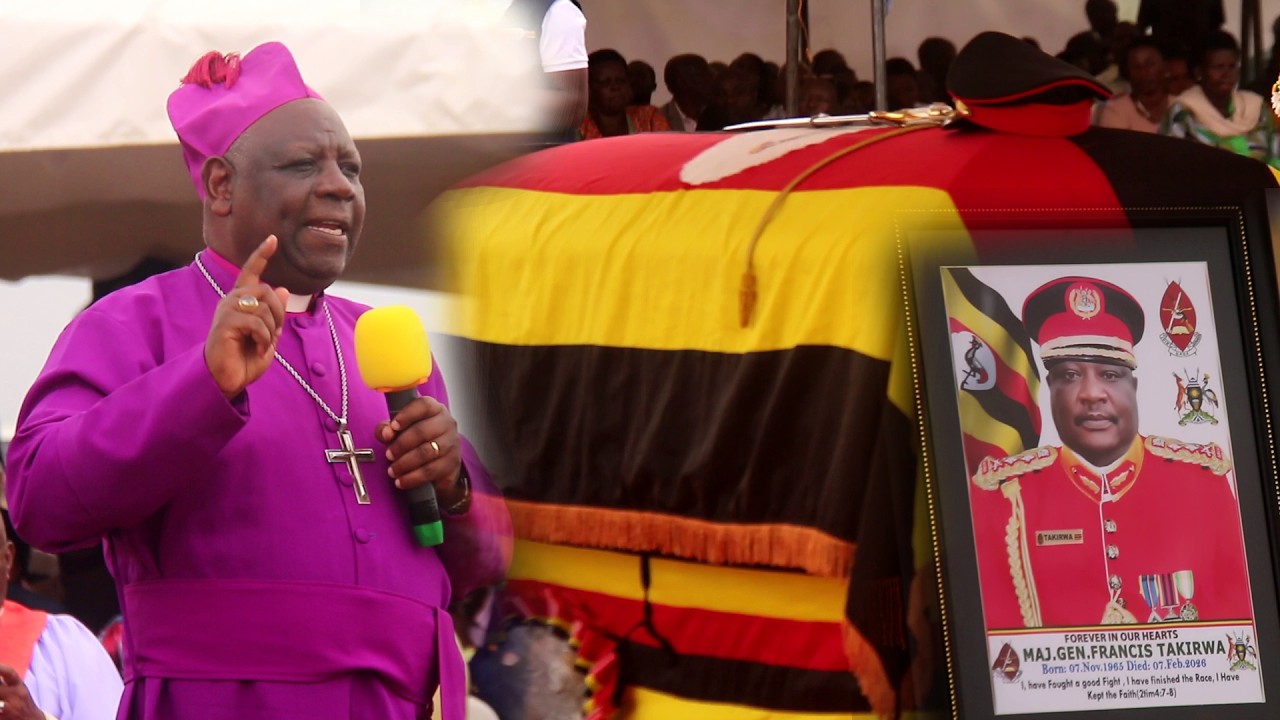 Bishop Amos Magezi’s  sermon at Maj. Gen. Takirwa’s send-off captured the attention of the mourners.