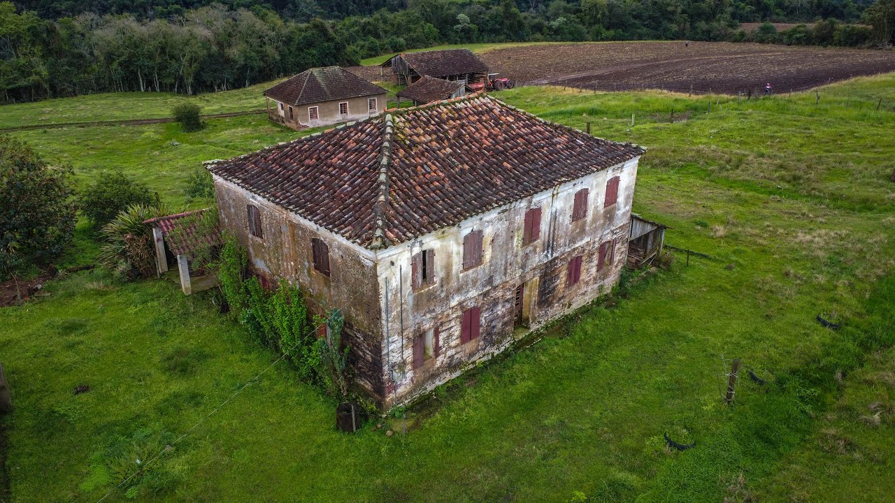 ENORME CASARÃO ITALIANO MUITO ANTIGO ABANDONADO!