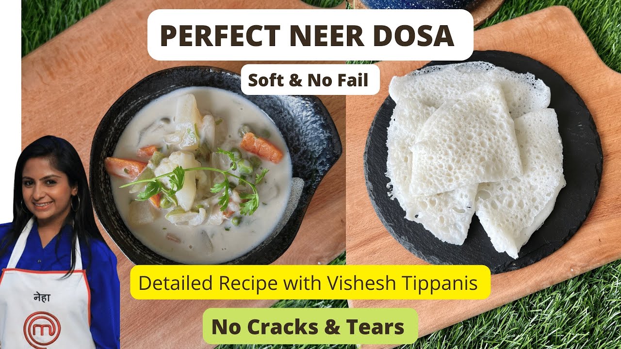 Perfect Neer Dosa After 20 Failed Attempts !! Served with Veg Stew. Perfect Breakfast.