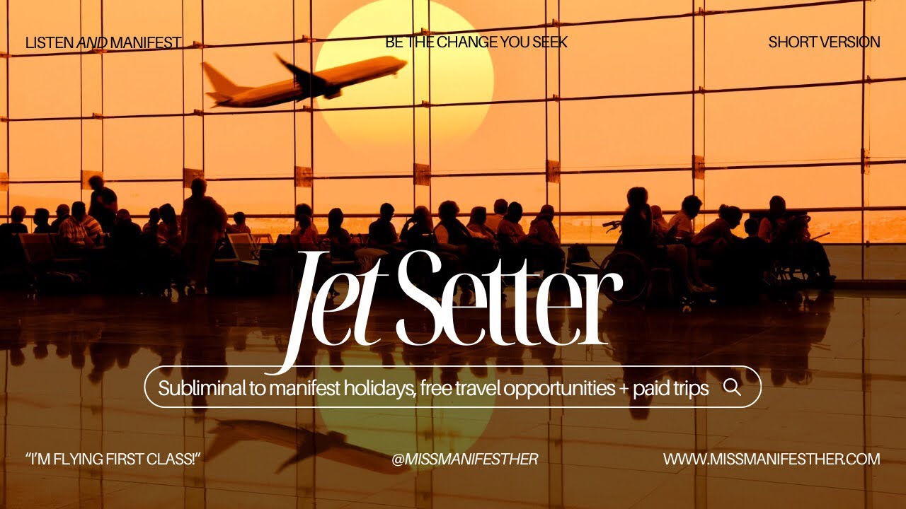 ✈️ Manifest TRAVEL Subliminal 🧳 Free Vacations + Paid Trips ✨