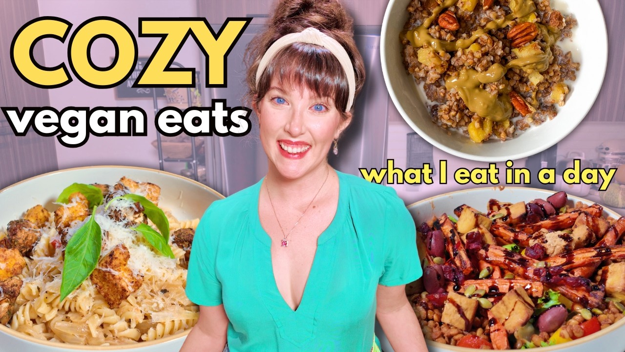 Что я ем за день 🌱 Уютные, приятные, осенние веганские рецепты