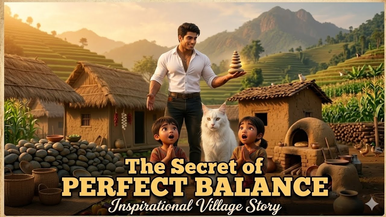 “Perfect Balance Ka Secret | Inspirational Village Story”#viralvideo #emotionalstory #moralstory 