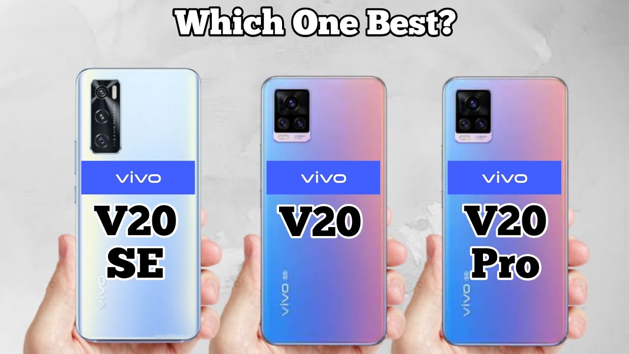 Vivo V20 Series Unveiled: V20 SE vs V20 vs V20 Pro - What to Expect?