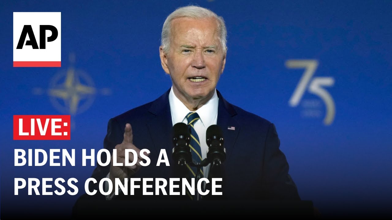 LIVE: Biden holds press conference at NATO summit (FULL STREAM)