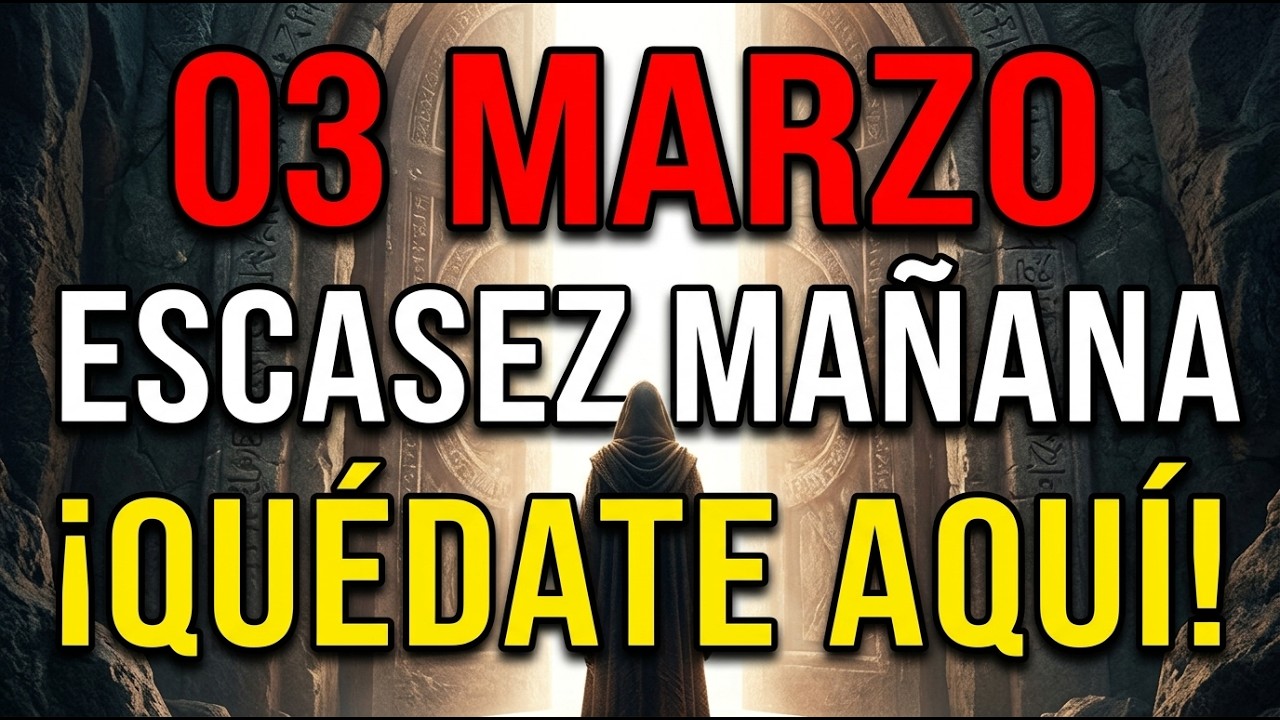 3 DE MARZO: DIOS DICE: TU NOMBRE SERÁ BORRADO DE LA LISTA SI NO ESCUCHAS ESTO HOY...