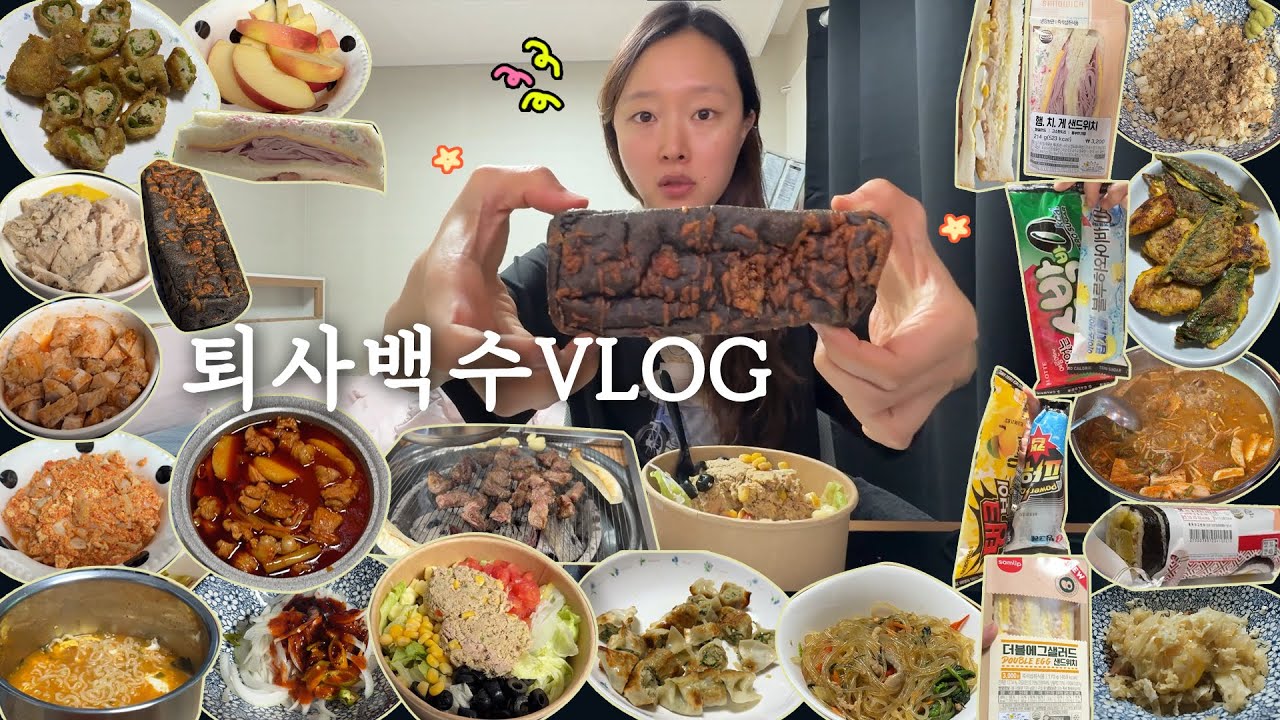[술먹방브이로그] 내내 술먹다 소잃고 외양간 고치는 다이어트⭐️ㅣ전금례 닭볶음탕/품육/미담/진라면/두부레시피 모음/4242샌드위치/제로스토어/핵불닭비빔면/득근파티/편의점털기
