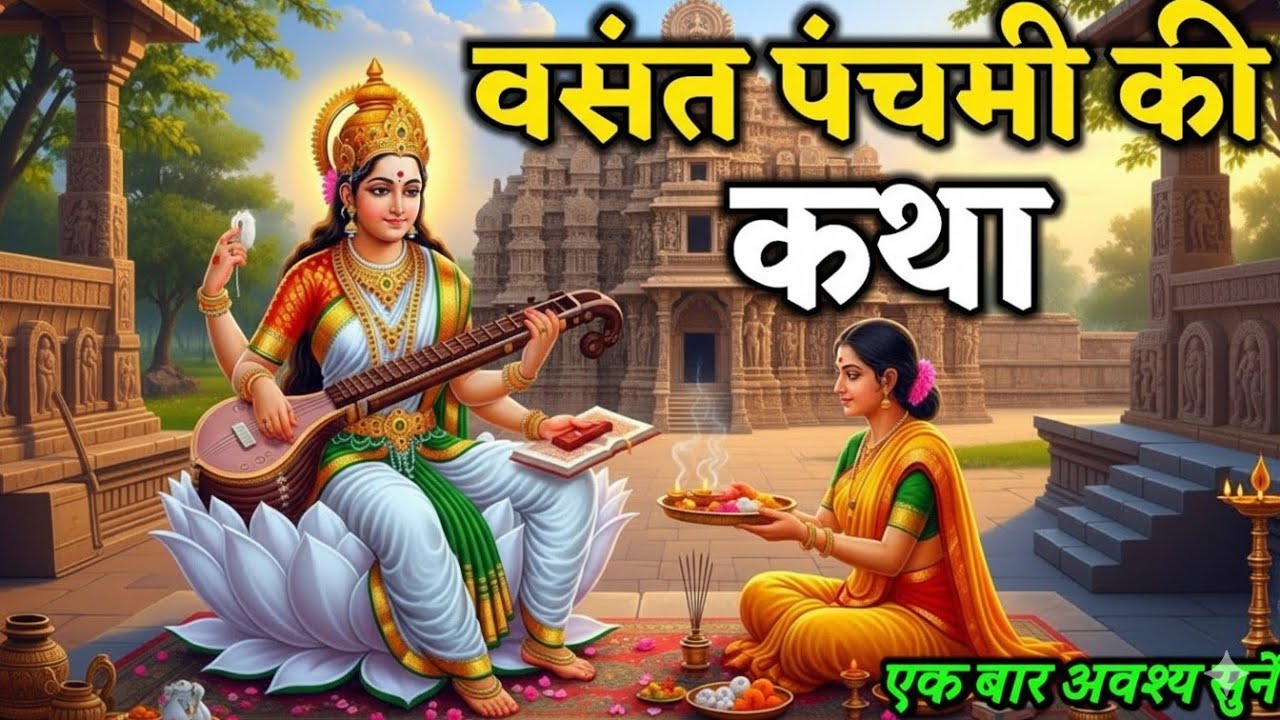 बसंत पंचमी कथा — माँ सरस्वती की कृपा से विद्या, विवेक और जीवन में संतुलन की अनुभूति | Sanatanam 