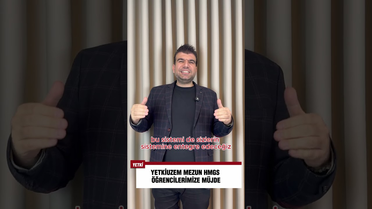 YETKİUZEM MEZUN HMGS &Ouml;ĞRENCİLERİMİZE M&Uuml;JDE!