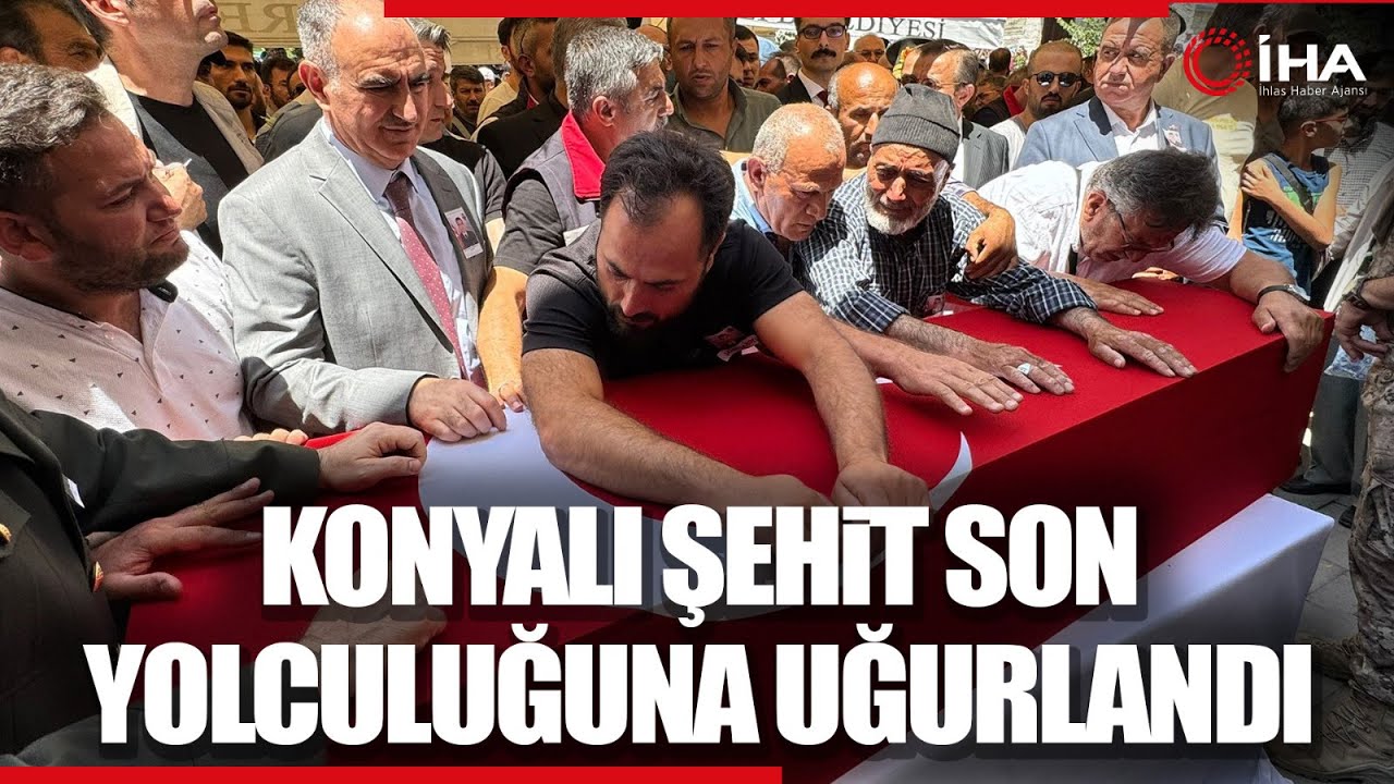 Konyalı Şehit Son Yolculuğuna Uğurlandı