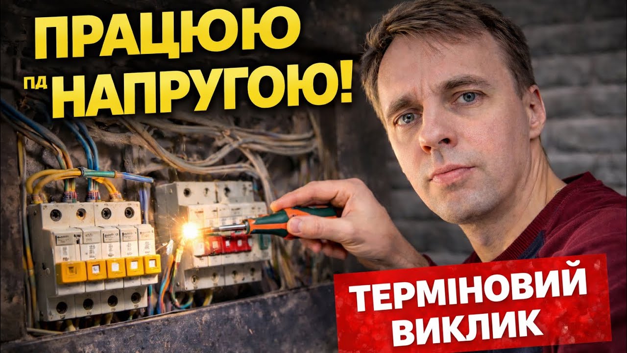 СРОЧНЫЙ ВЫЗОВ! Щиток под напряжением