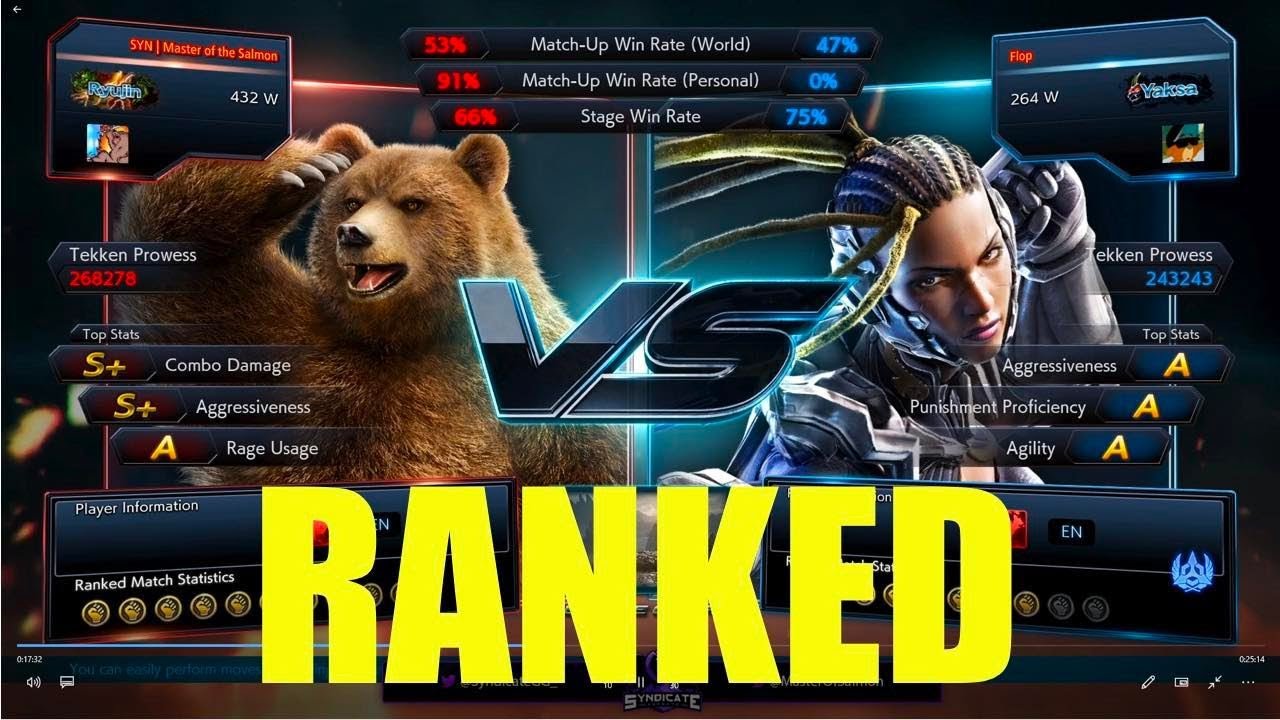 Kuma Ranked - Road to Emperor (Tekken 7 Bears)