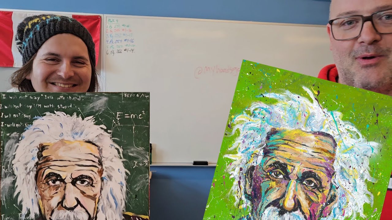 Fixing up a Painting I Gave my Junior High Teacher | Another VLOG #249