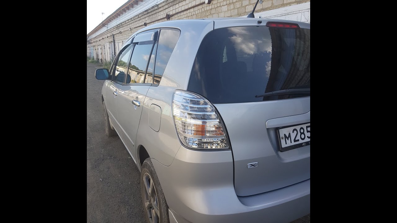 Toyota Spacio 121 установка гибридной рейки.