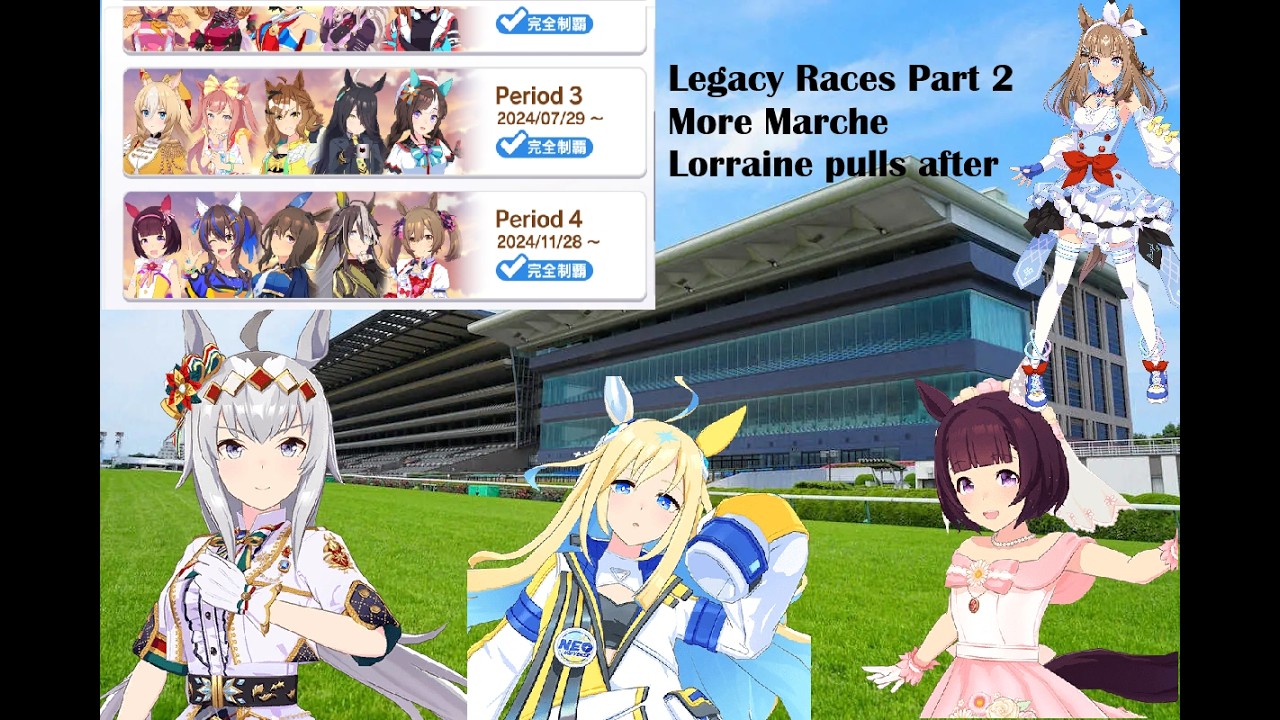 Finishing off Legacy Races and doing more pulls | Starting a F2P Umamusume JP account in 2026.
