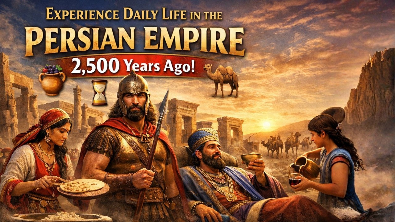 Experience Daily Life in the Persian Empire 2,500 Years Ago | 24 Hours in Ancient Iran