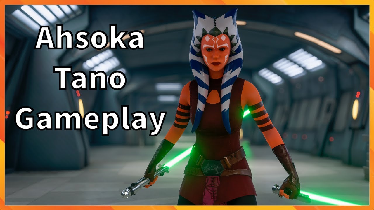 Ahsoka Tano Gameplay Star Wars Battlefront 2