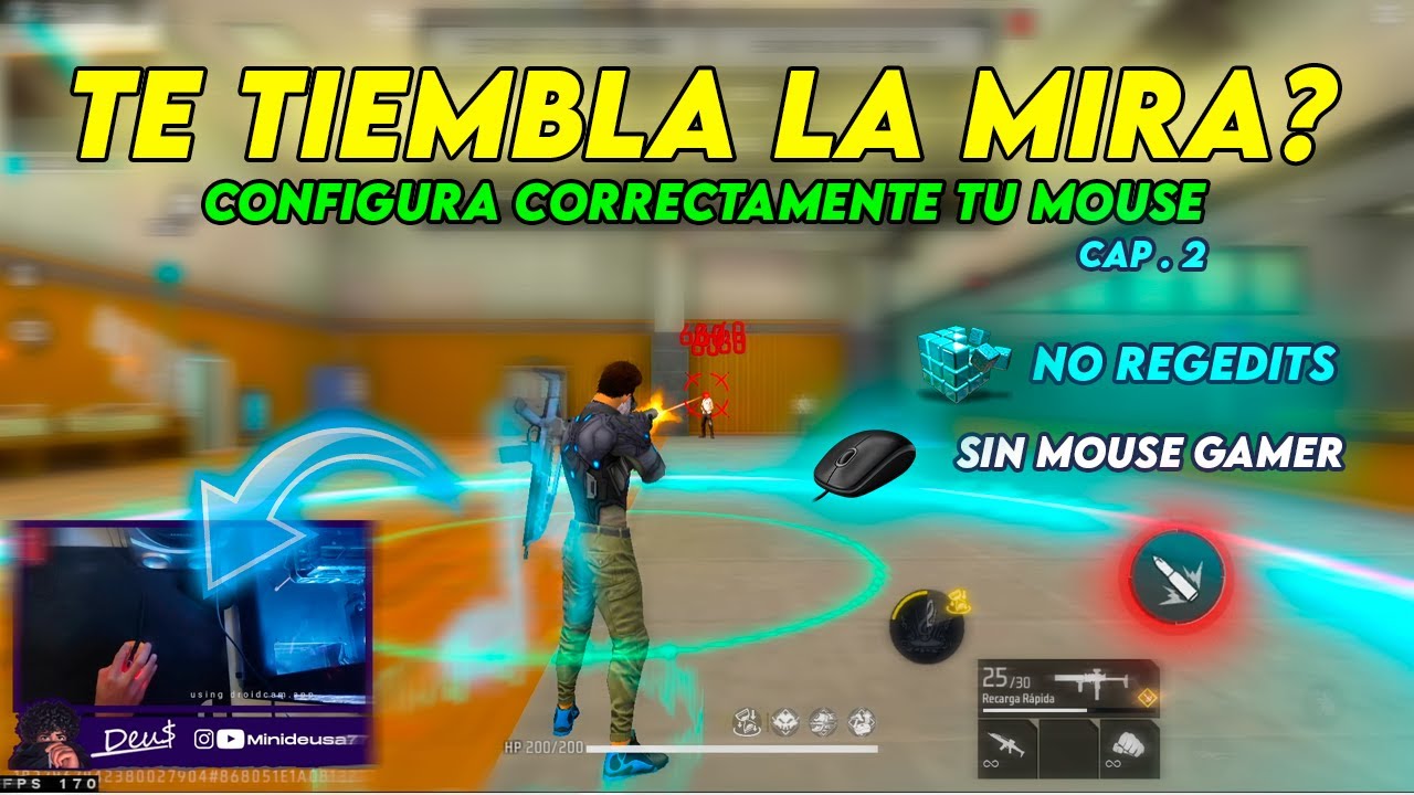 TE TIEMBLA LA MIRA?  APRENDE A CONFIGURAR TU MOUSE (CAP 02/03) REG DE MOUSE EN LA DESCRIPCION