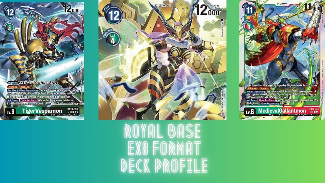A New Knight To The Queen's Court! Digimon TCG Royal Base Ex8 Deck Profile