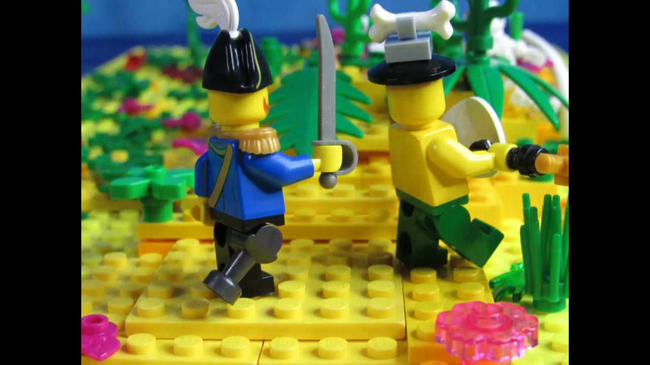 Trailer-Orangebeard's Battle For The Chest Of Diamonds/Lego Pirate Stop Motion