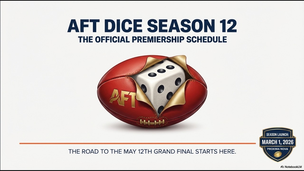 AFT Dice Season 12 Official Schedule: Every Match, Rivalry, and MCG Blockbuster Revealed!