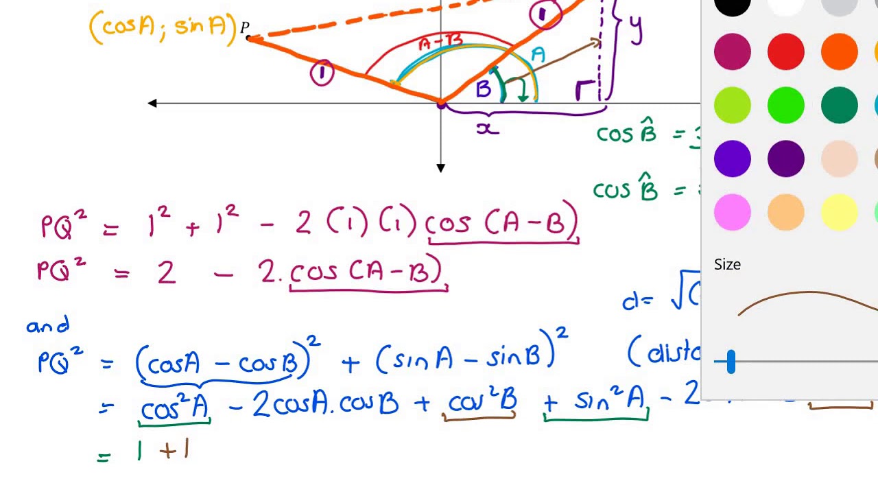 Grade 12 Trig - Topic 1 - Compound Angle Identities