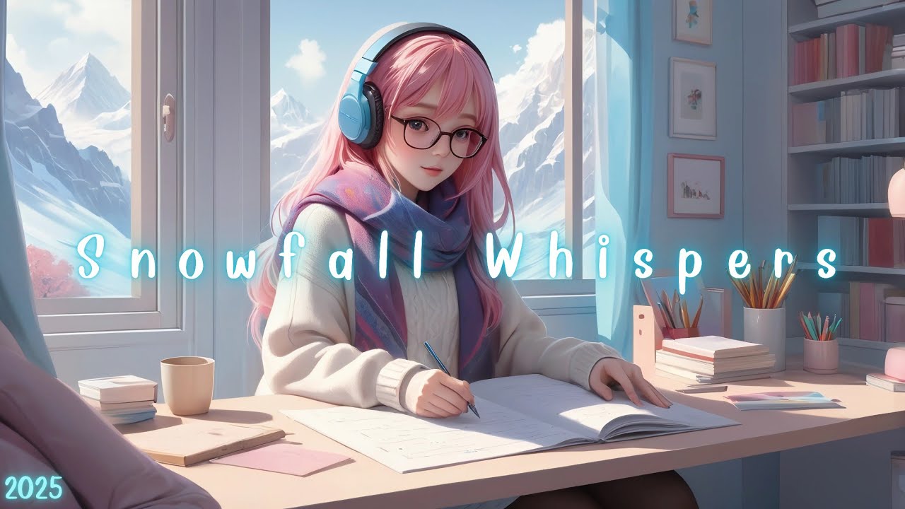 ❄️ Snowfall Whispers Lofi Girl | Cozy Winter Chill Beats for Relaxing,Studying,Sleeping & Deep Focus