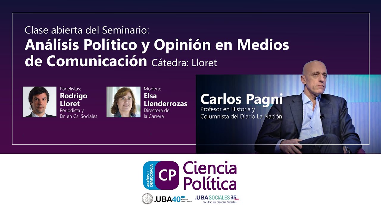 📺 PAGNI EN LA CARRERA DE CIENCIA POLÍTICA