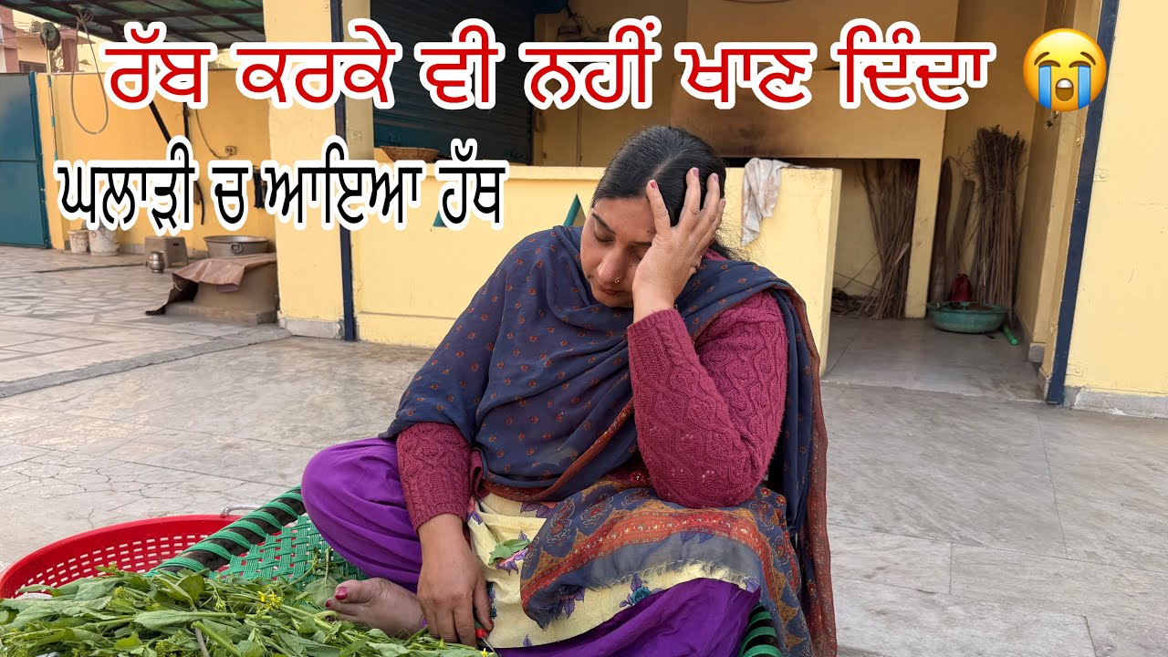 ਅੱਜ ਤਾਂ ਬਹੁਤ ਮਾੜਾ ਦਿਨ ਚੜ੍ਹਿਆ ਬੱਚਿਆਂ ਦਾ ਔਖਾ ਹੋ ਗਿਆ 😭Manjit kular vlogs 