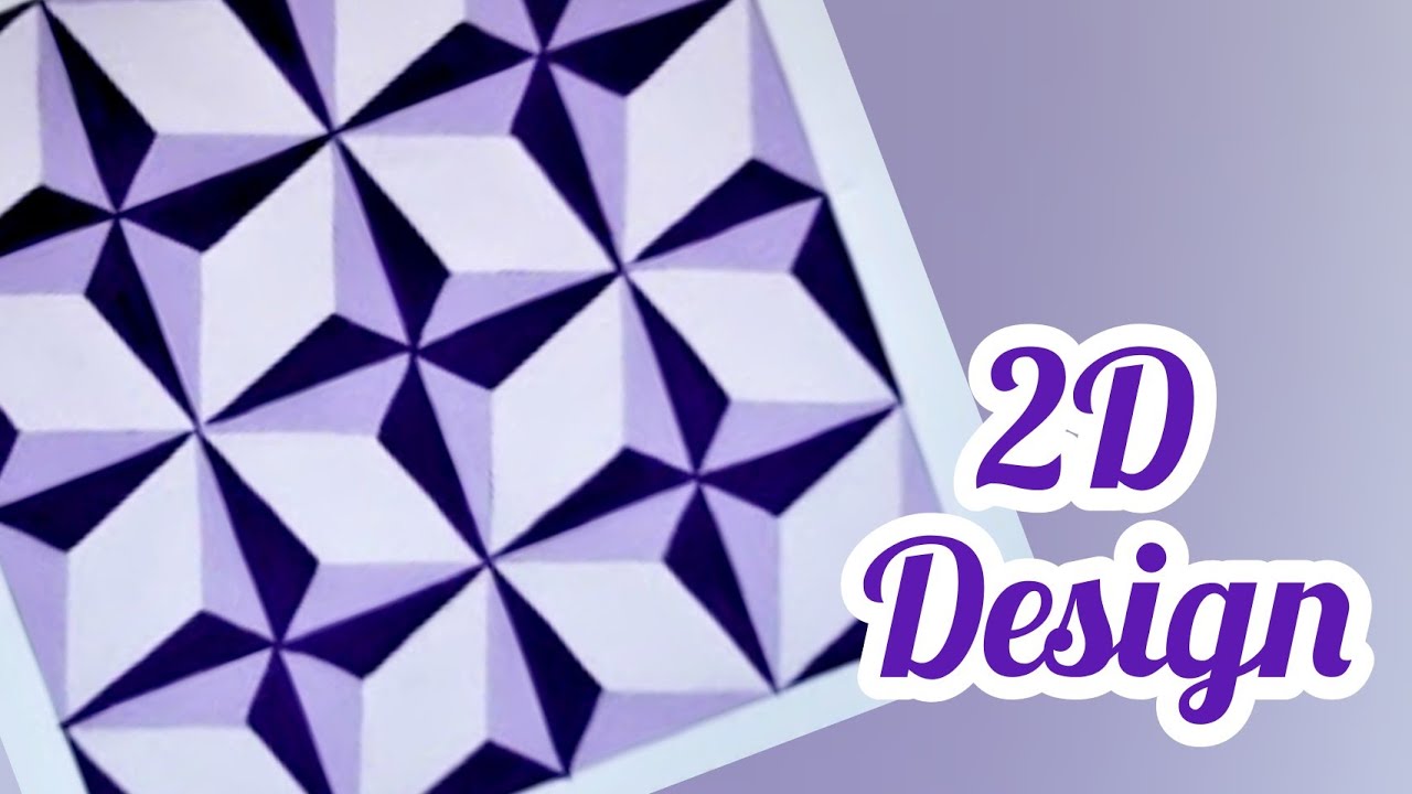 2D Design | Tiles design | Geometrical 2D Design | 2D Design with monocromatic colour scheme