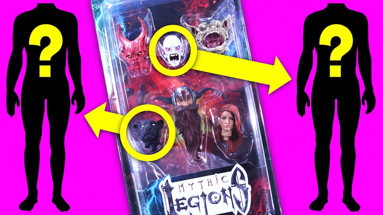 КАКИЕ ТЕЛА ИСПОЛЬЗОВАТЬ? Набор голов Mythic Legions