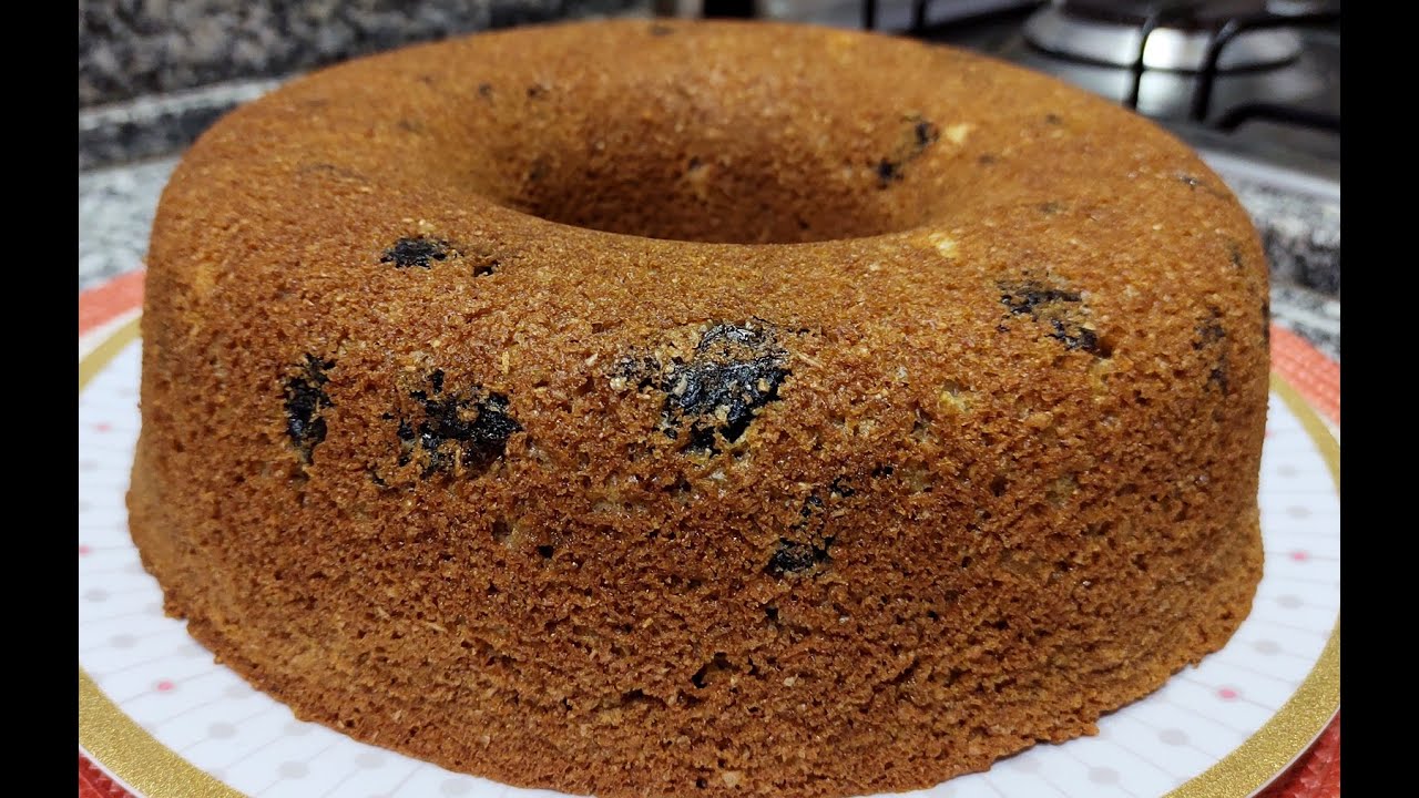 BOLO INTEGRAL SIMPLES COM AMEIXA FACIL DE FAZER NUTRITIVO E SABOROSO