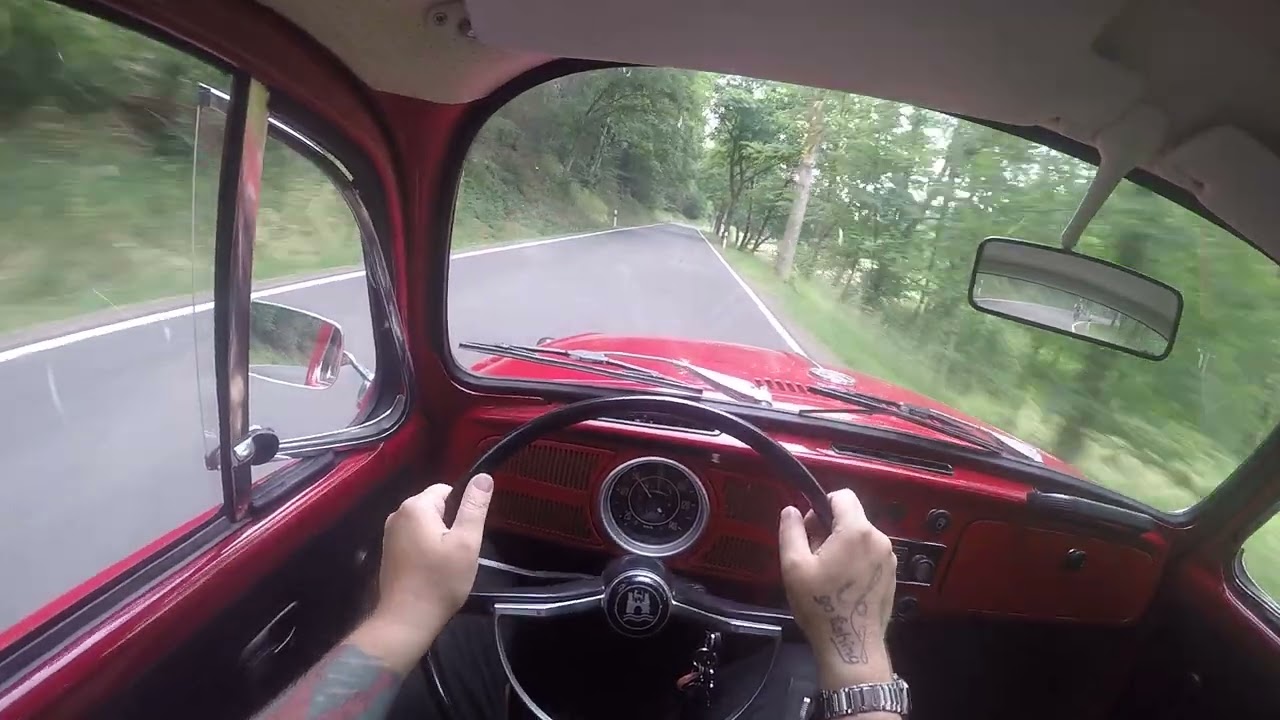 VW Käfer 1302 Fahrt durchs Oberbergische Teil 1 von 5