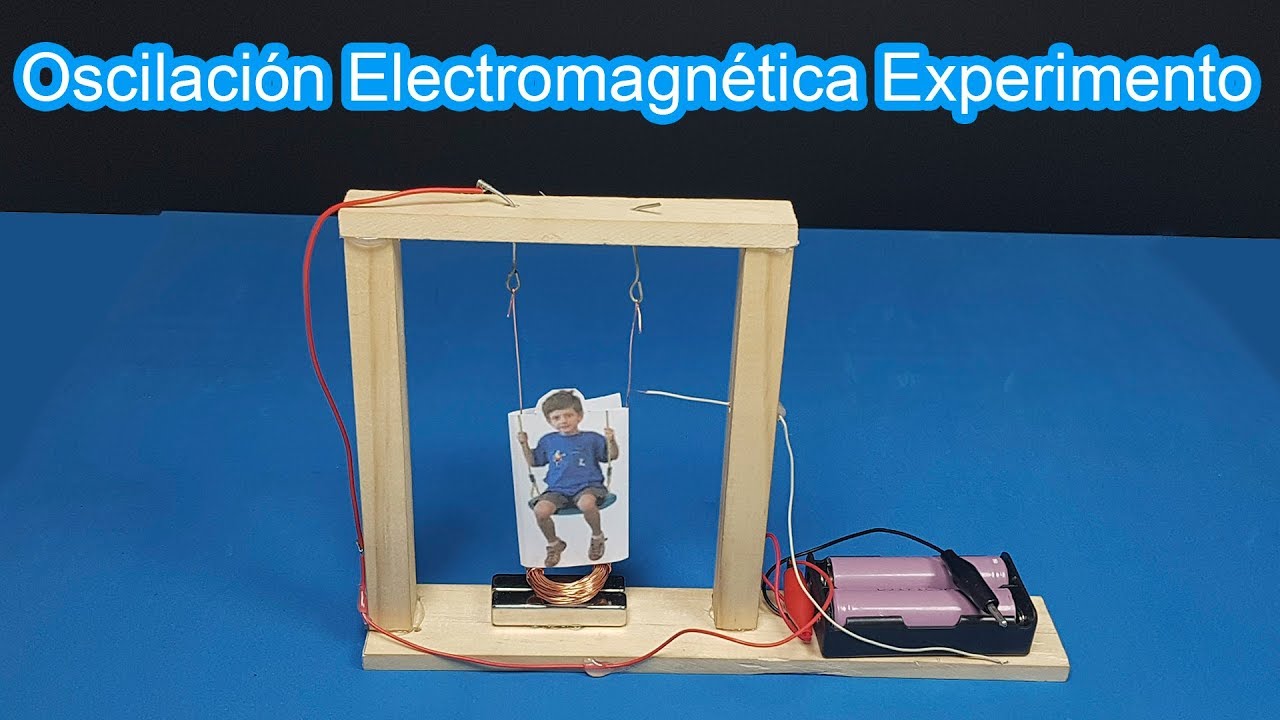 Oscilación Electromagnética | DIY Experimento Científico, Oscilación del Péndulo | Sagaz Perenne