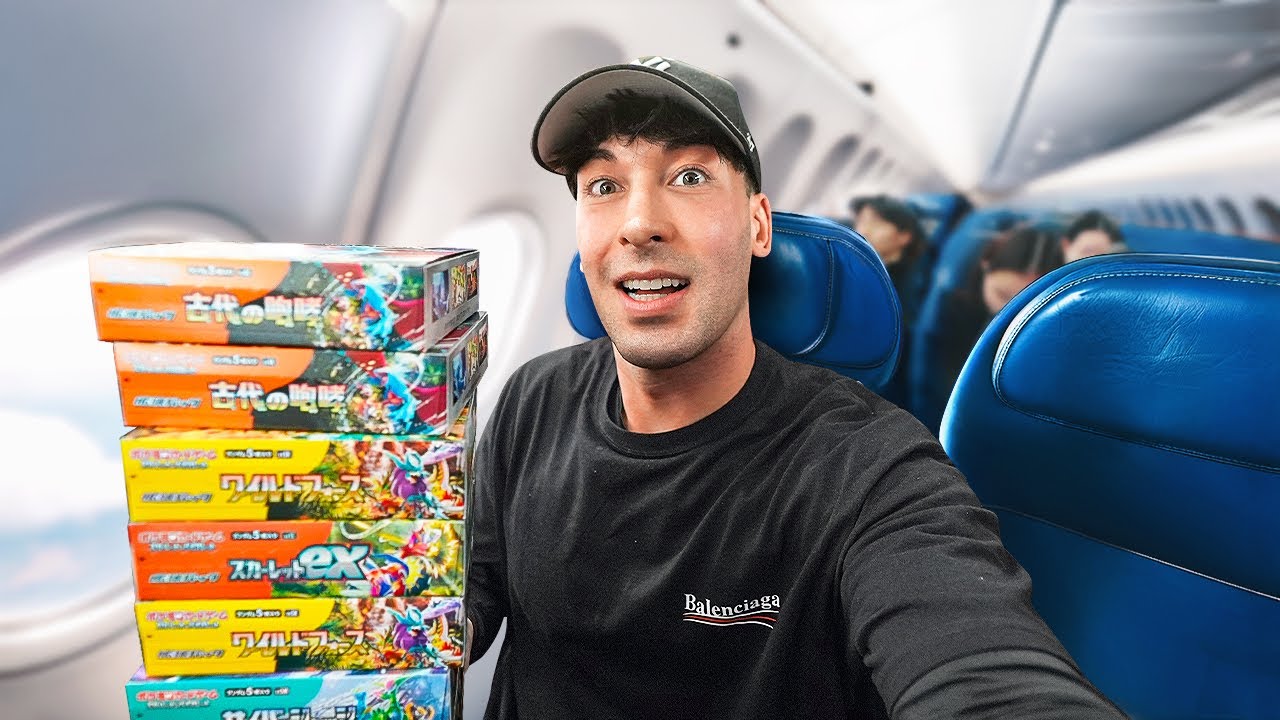 Abro Una Caja De Pokémon En Un Avión
