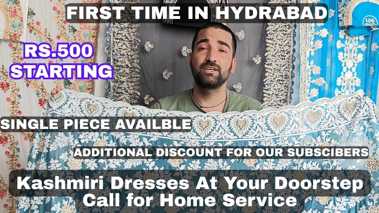 Home Service Kashmiri Dresses @ Your Doorstep | Starting ₹500  #hyderabadshopping  #fashion #new