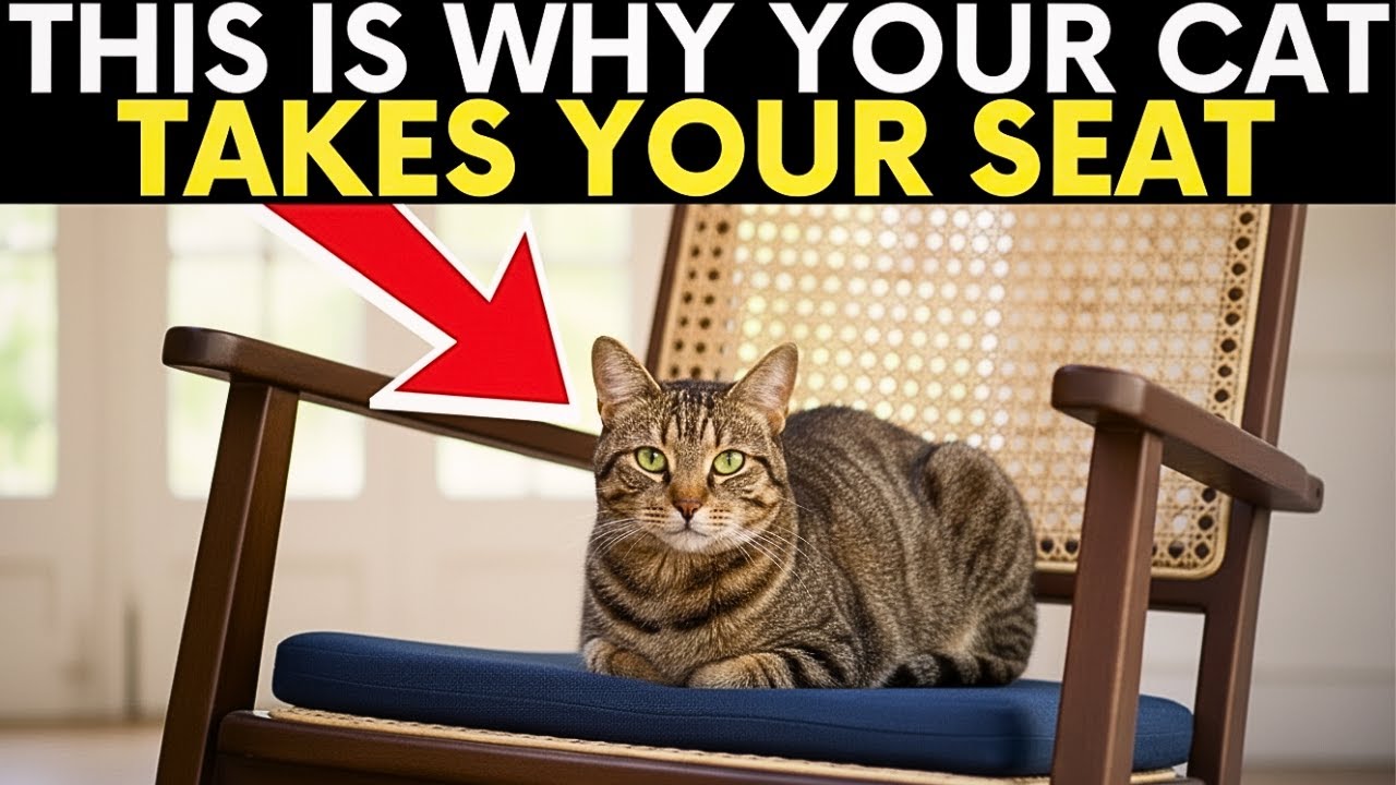 If Your Cat Takes Your Seat, Here’s What It Really Means