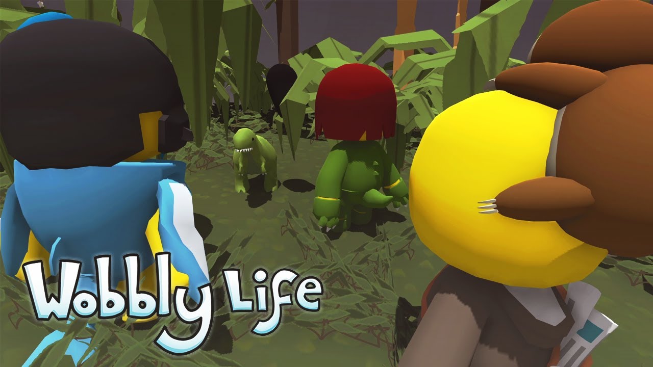 AKU DAN ADIKKU MENEMUKAN DINOSAURUS LUCU YANG HAMPIR PUNAH!!【Wobbly Life】