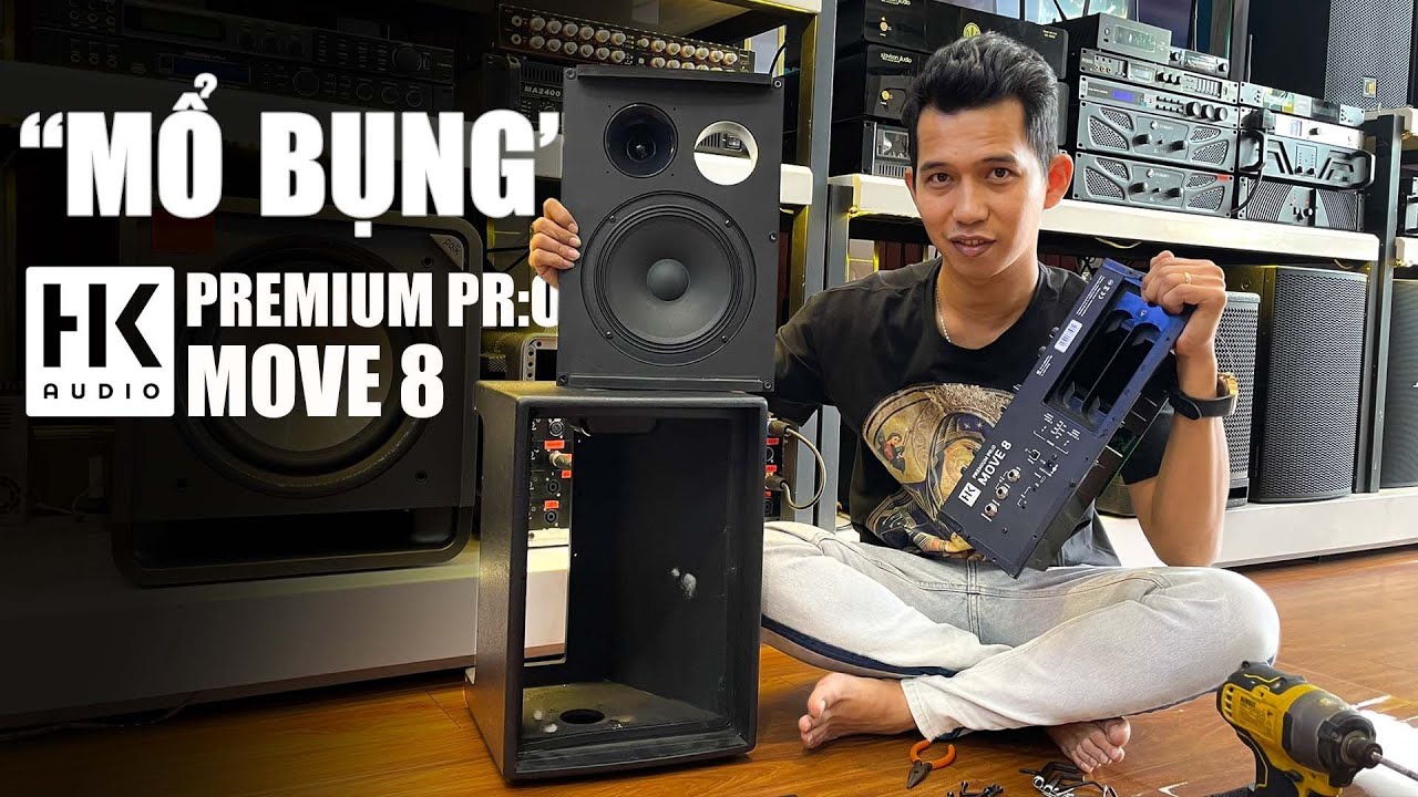 “Mổ Bụng “ Loa HK Move 8  Chính Hãng Germany - Có Gì Khác Với Bose S1 Pro ? Thiên Vũ Audio
