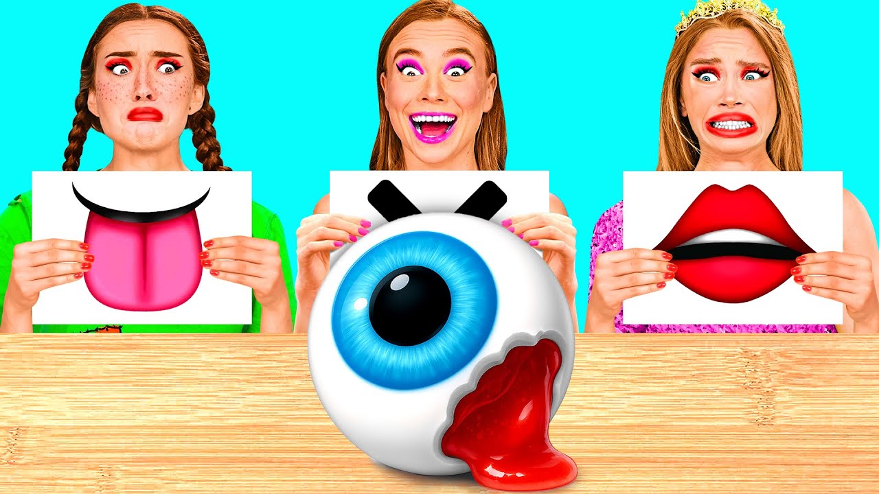 Bite, Lick or Nothing Challenge | Funny Cooking Battle by BaRaDa Challenge