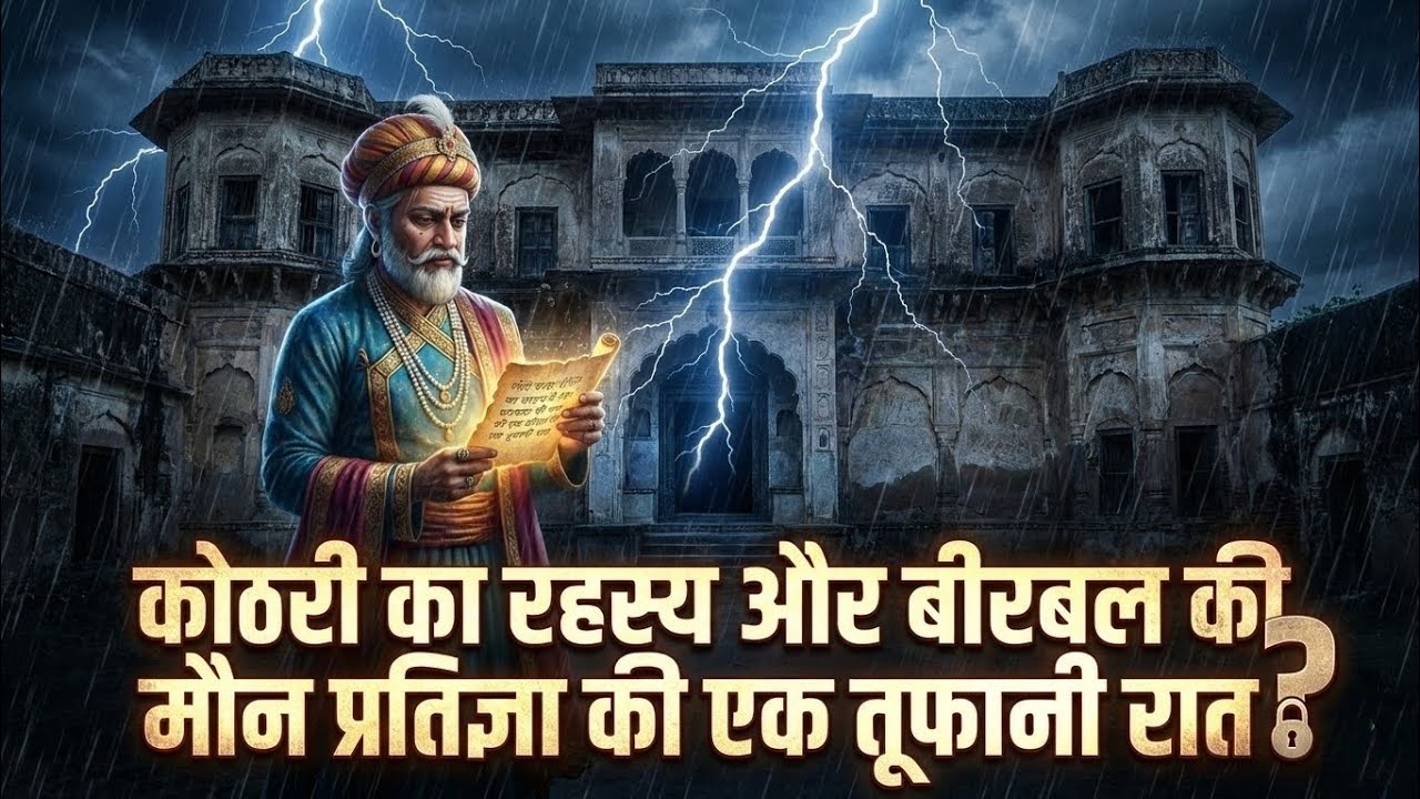 ।। कोठरी का रहस्य और बीरबल की मौन प्रतिज्ञा की एक तूफानी रात ।।