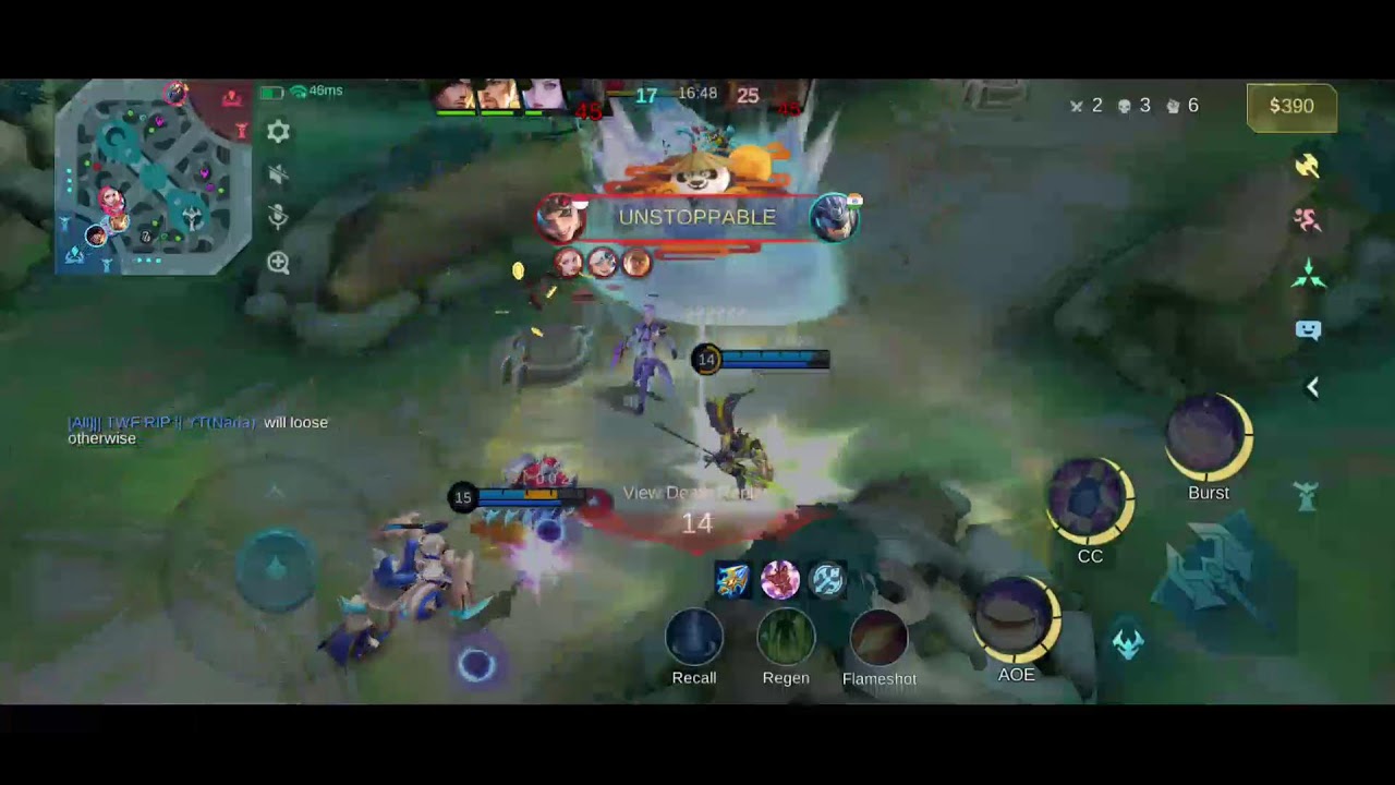 Mobile legends Live TWF RIP Mythical Gameplay