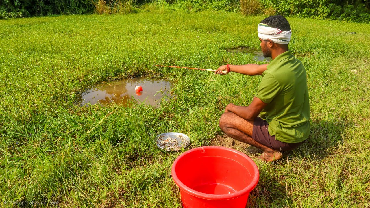 Snake Fishing Video 🐍 || The brave boy made a new fishing spot and caught snake fish || hook fishing