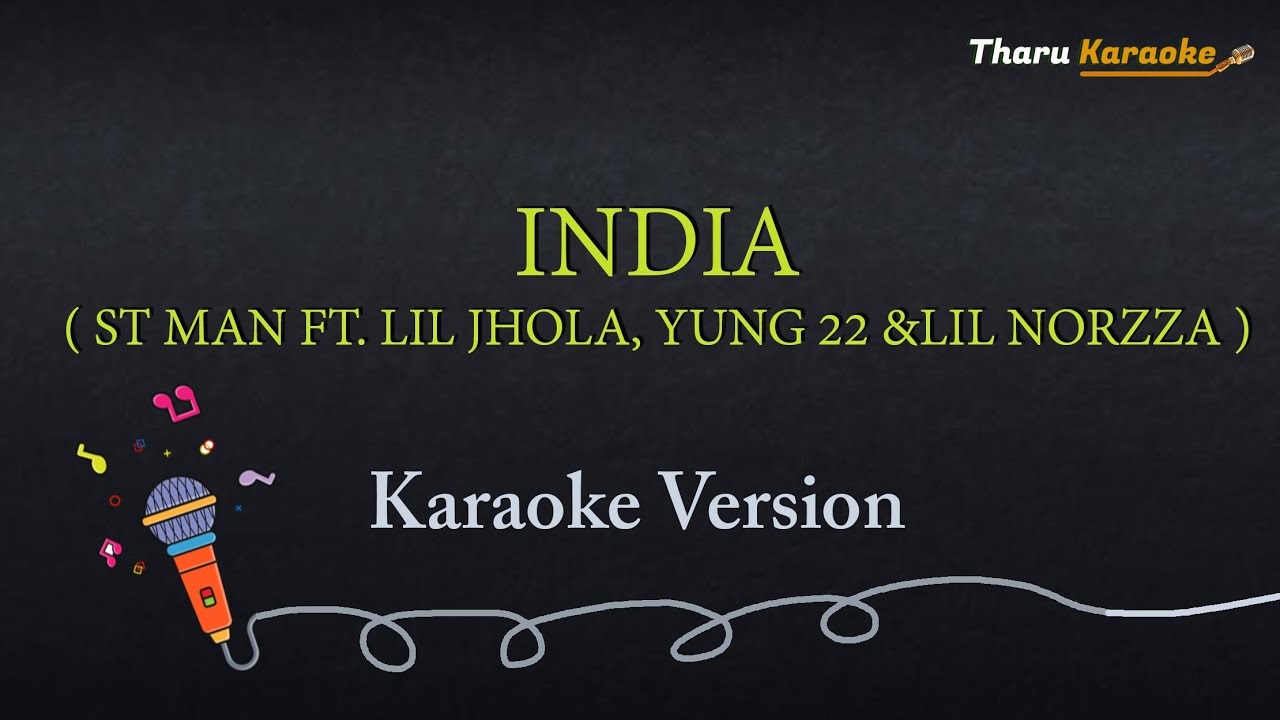 INDIA | Karaoke | RAP/HIP HOP Song | Jhola gang karaoke, India karaoke song