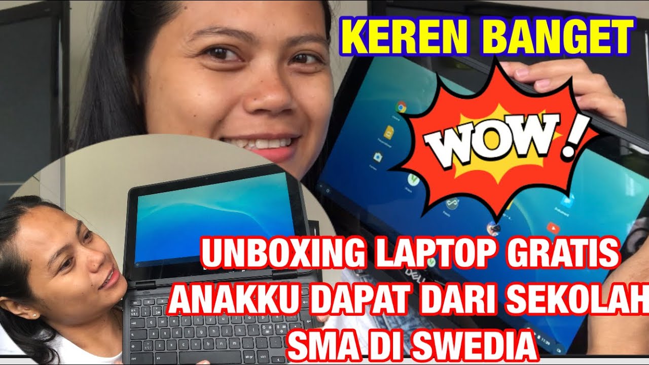 UNBOXING LAPTOP ANAKKU GRATIS DARI SEKOLAH KEREN BANGET #sekolahgratis #sekolahsma #unboxing