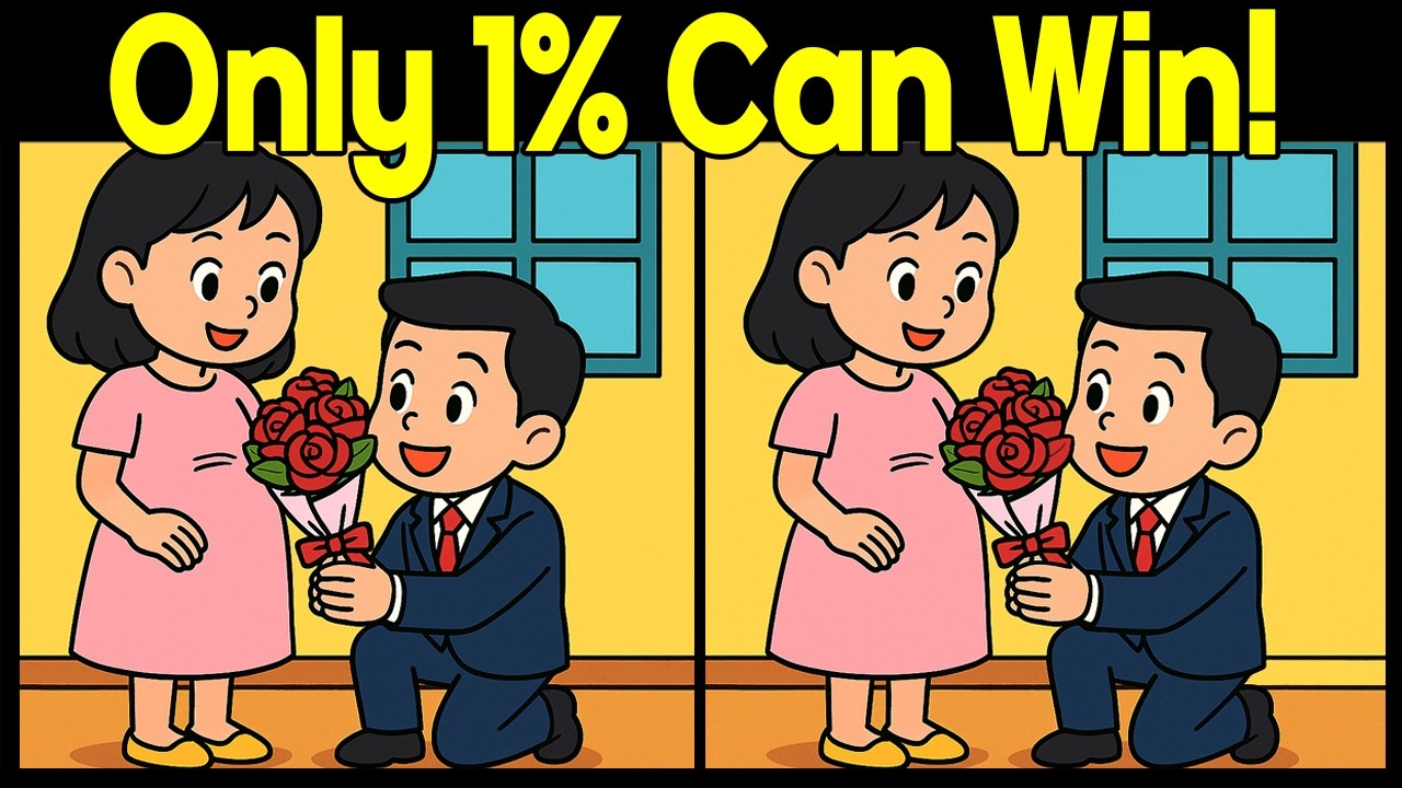 Beat the Clock! Spot the Difference Brain Game