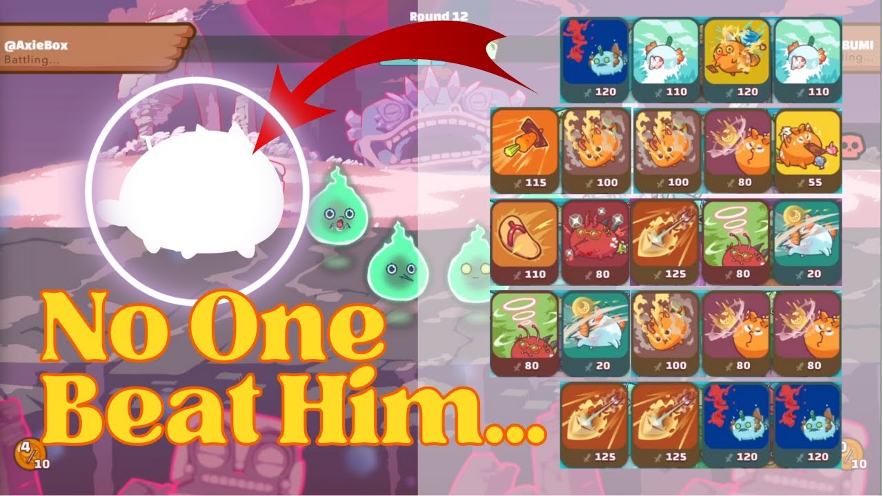 NO ONE BEAT HIM #axieinfinity Arena #axieclassic #gameplay