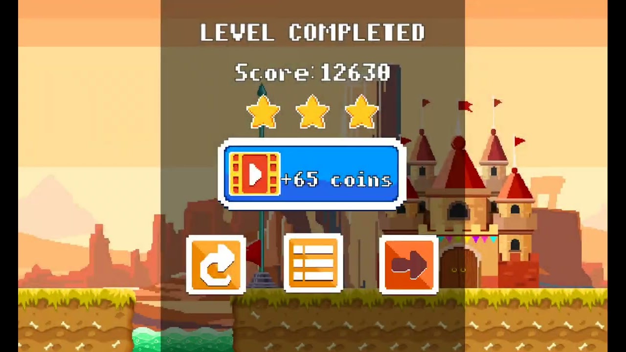 Super Mano Run Adventure Level 49/50 (Beating Boss) (Gameplay)