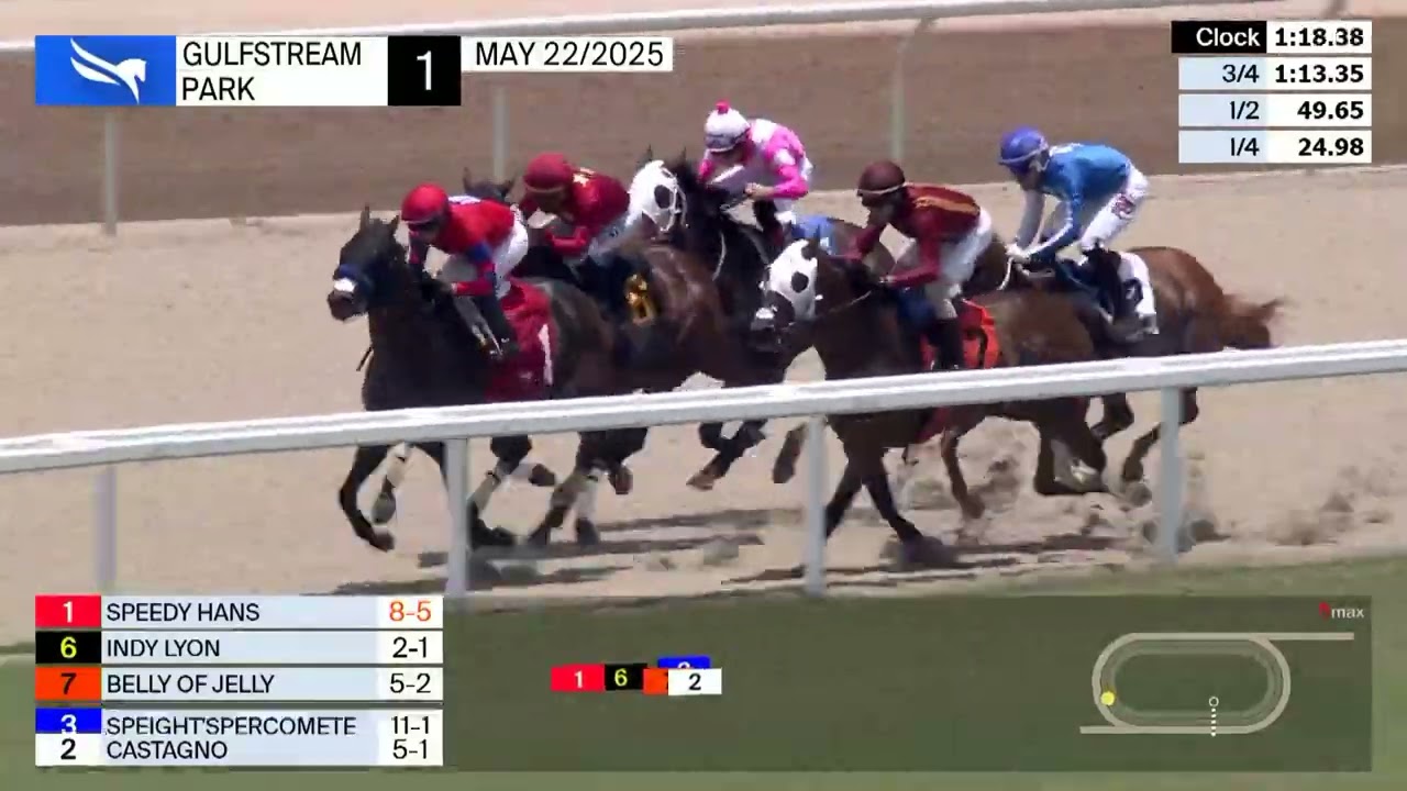 Gulfstream Park Carrera 1 - 22 de Mayo 2025