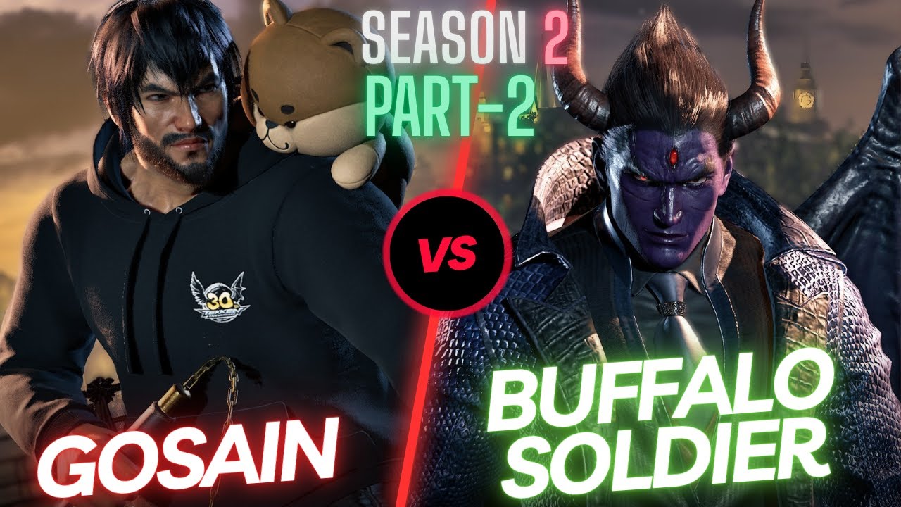 Tekken 8 | Gosain (Law) VS Buffalo Soldier (Kazuya) Part-2 Ranked Match