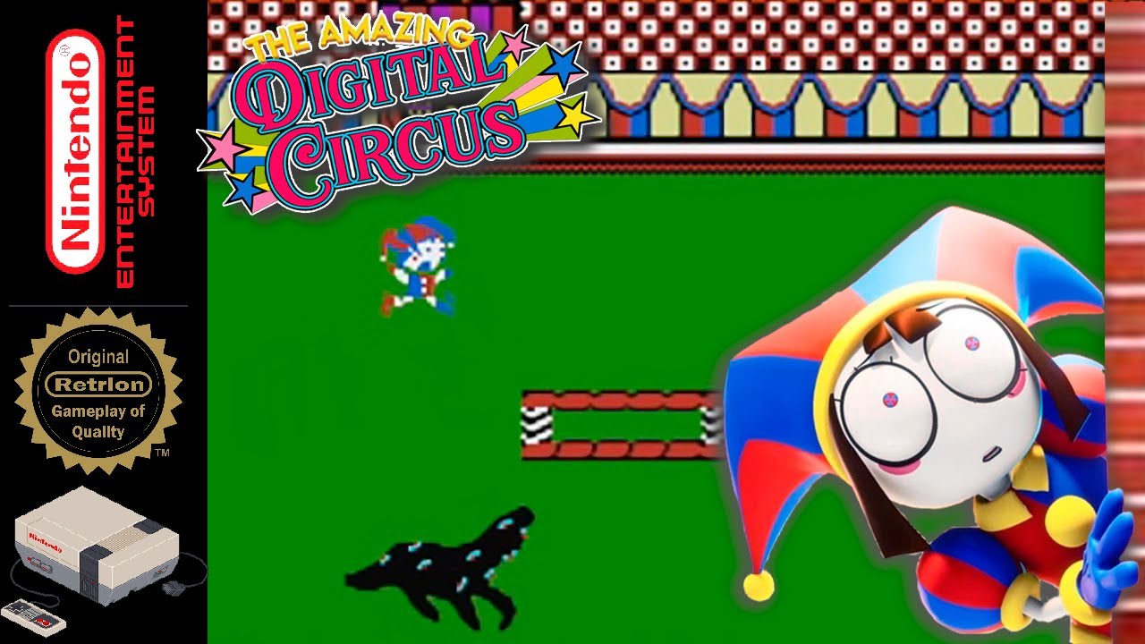 The Amazing Digital Circus - RomHack NES (Full Gameplay)